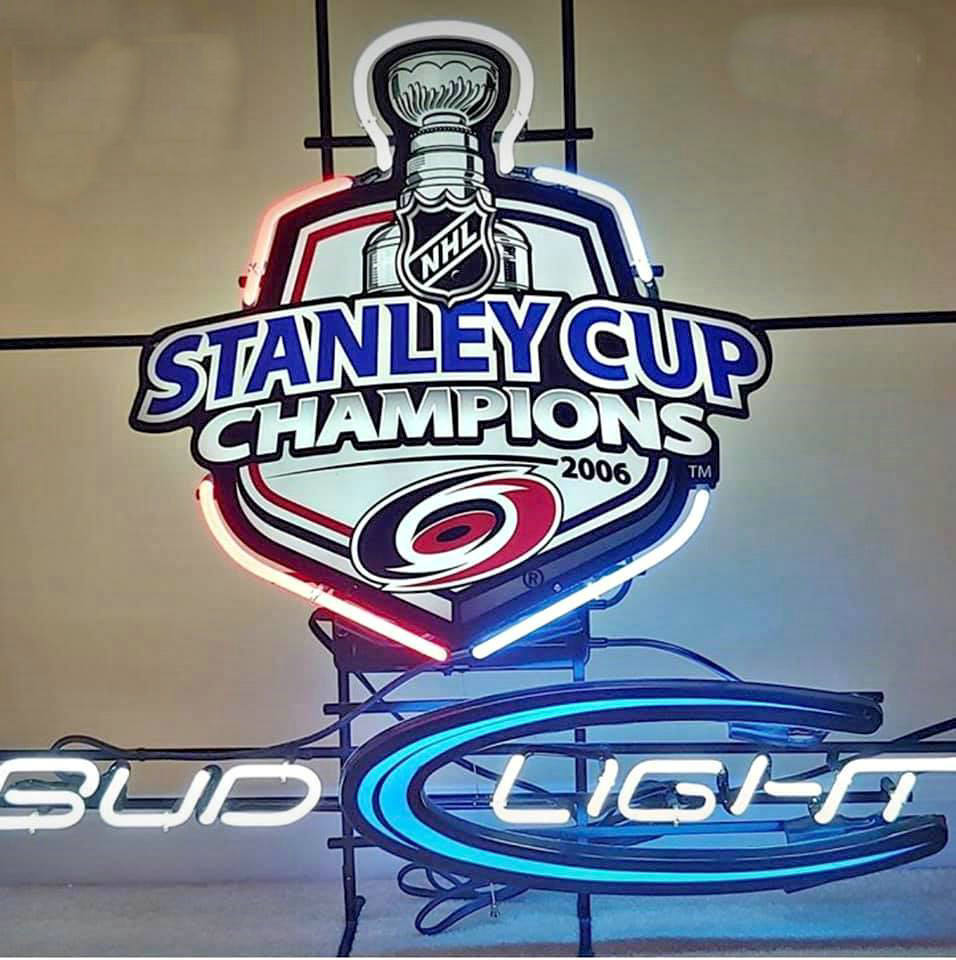 Carolina Hurricanes Stanley Cup Bud Light Neon Sign Sports Neon Light Neon  Light – DIY Neon Signs