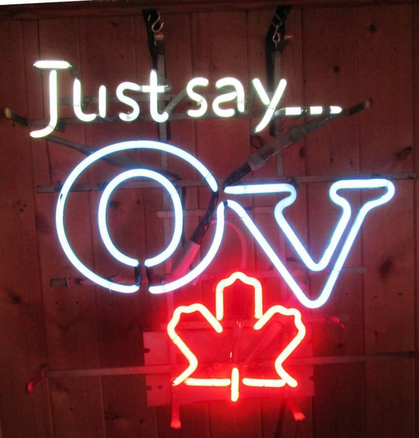 Old Vienna Beer Just say OV Neon Sign Neon Light