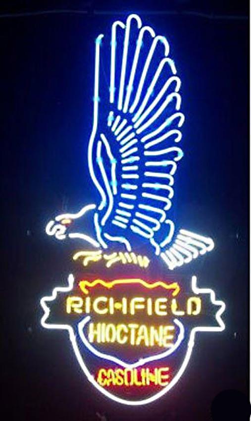 Richfield Hioctane Casoline Neon Sign Bar Sign Neon Light