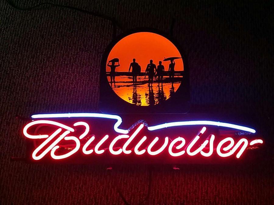 Budweiser Beach Sunset Neon Sign Neon Light