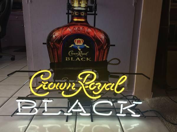 Crown Royal Black Neon Sign Neon Light