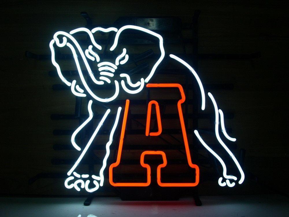 Ncaa Alabama Crimson Tide NCAA Sports Neon Sign Bar Sign Neon Light