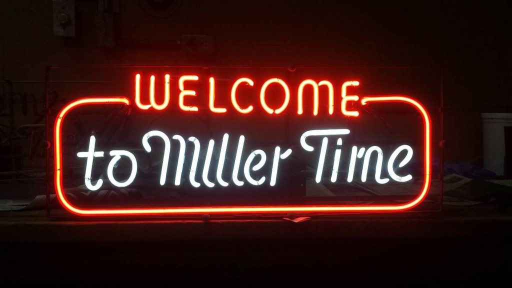 Welcome To Miller Time Neon Sign Tube Neon Light – DIY Neon Signs