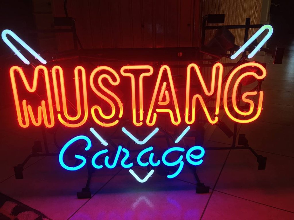 Mustang Garage Neon Sign Neon Light