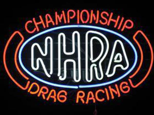 NHRA Championship Oval Hot Rod Garage Neon Sign Neon Light