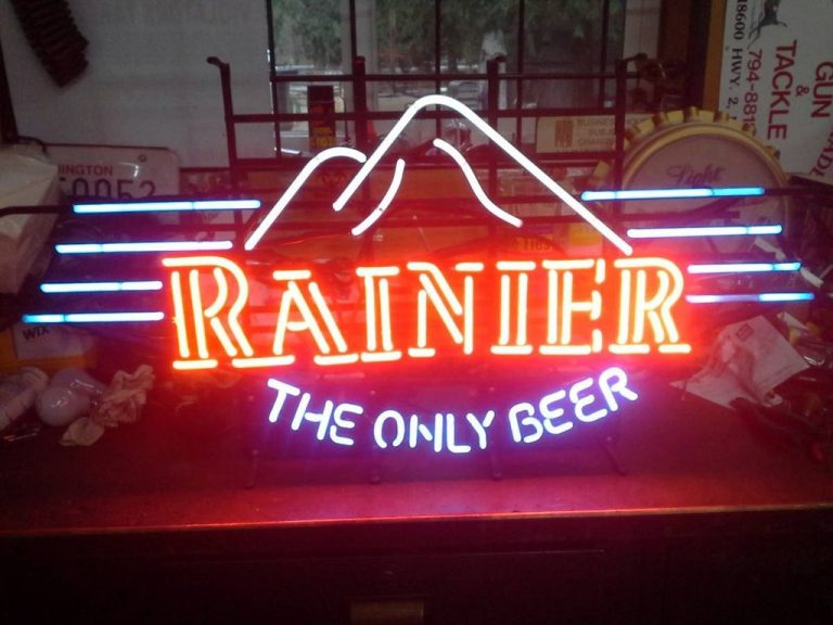 Rainier Beer Neon Sign Tube Neon Light DIY Neon Signs Custom Neon