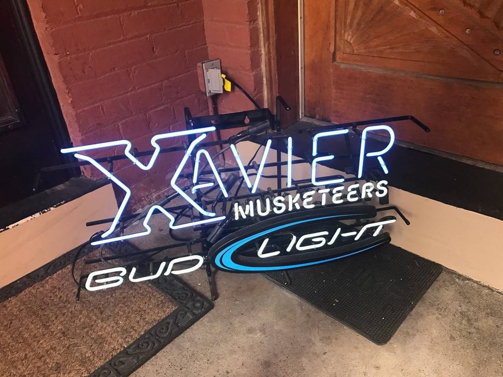 Xavier University Musketeers Bud Light Neon Sign Neon Light