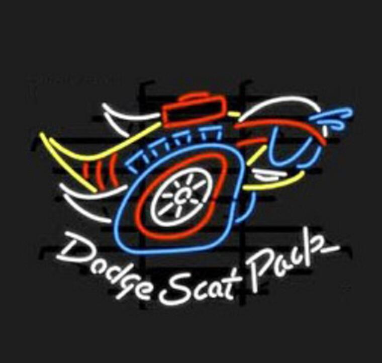 Dodge Scat Pack Neon Sign