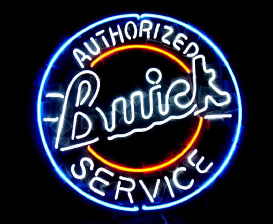 Buick Authorized Service Neon Sign