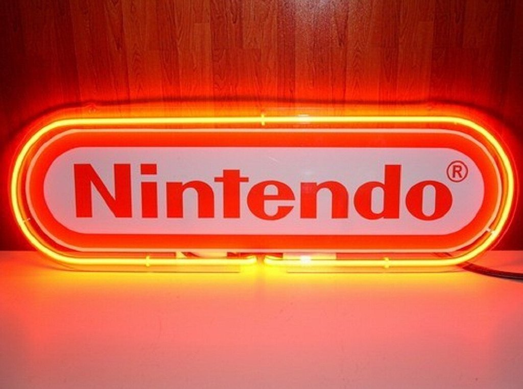 Nintendo Red Neon Sign