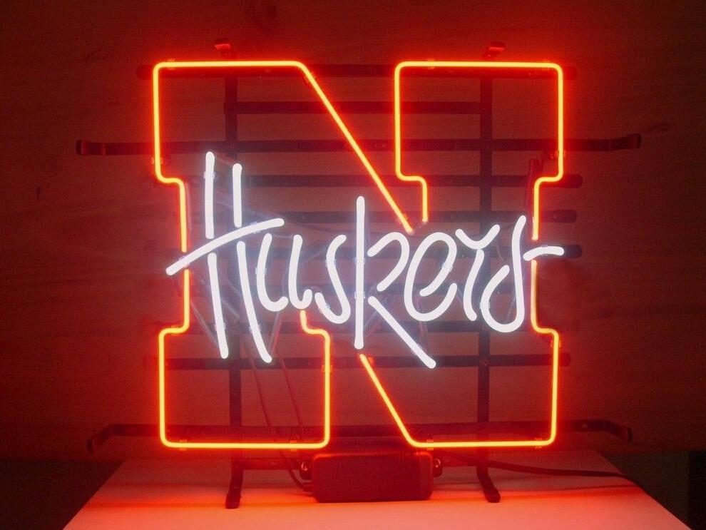 Nebraska Cornhuskers NCAA Sports Neon Sign Bar Sign Neon Light