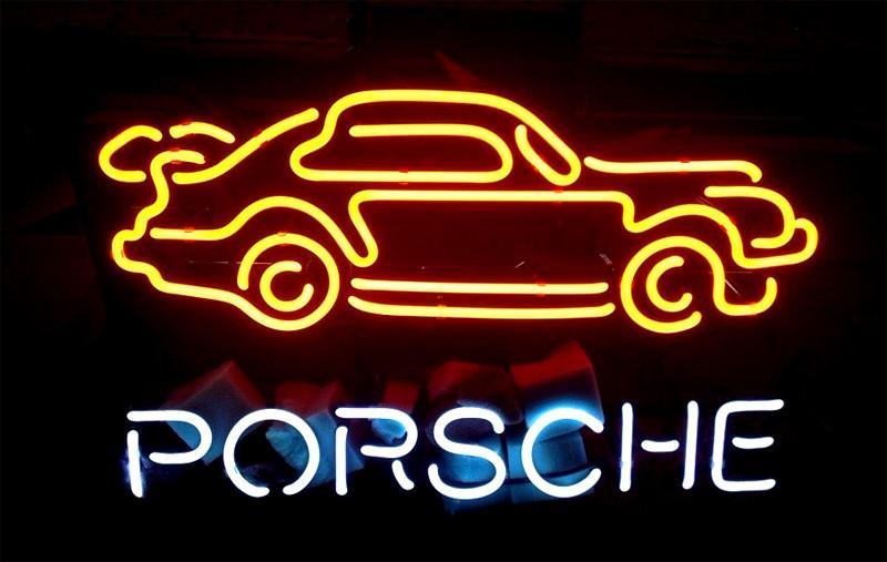 Porsche Auto Car Neon Sign Bar Sign Neon Light