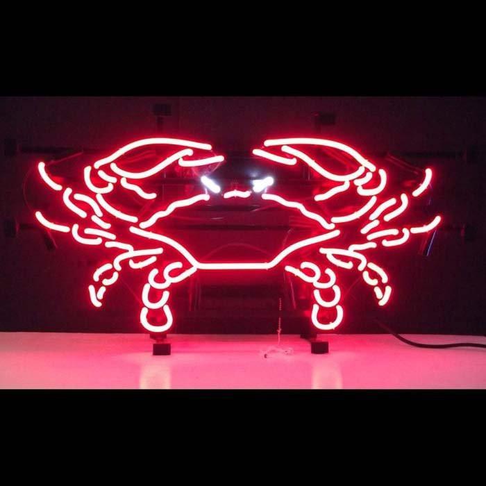 Crab Neon Sign