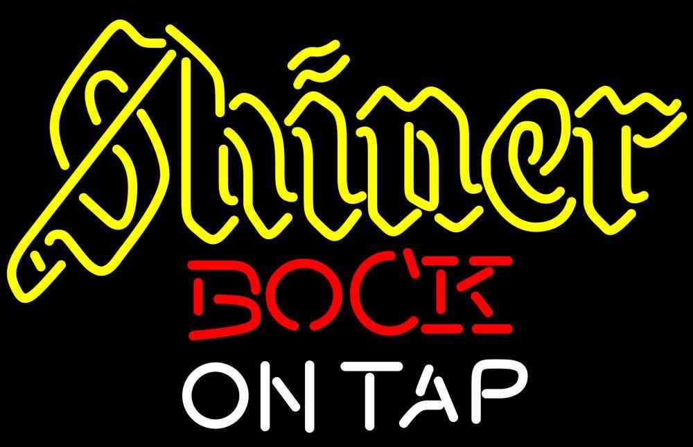 Shiner Bock On Tap Neon Sign