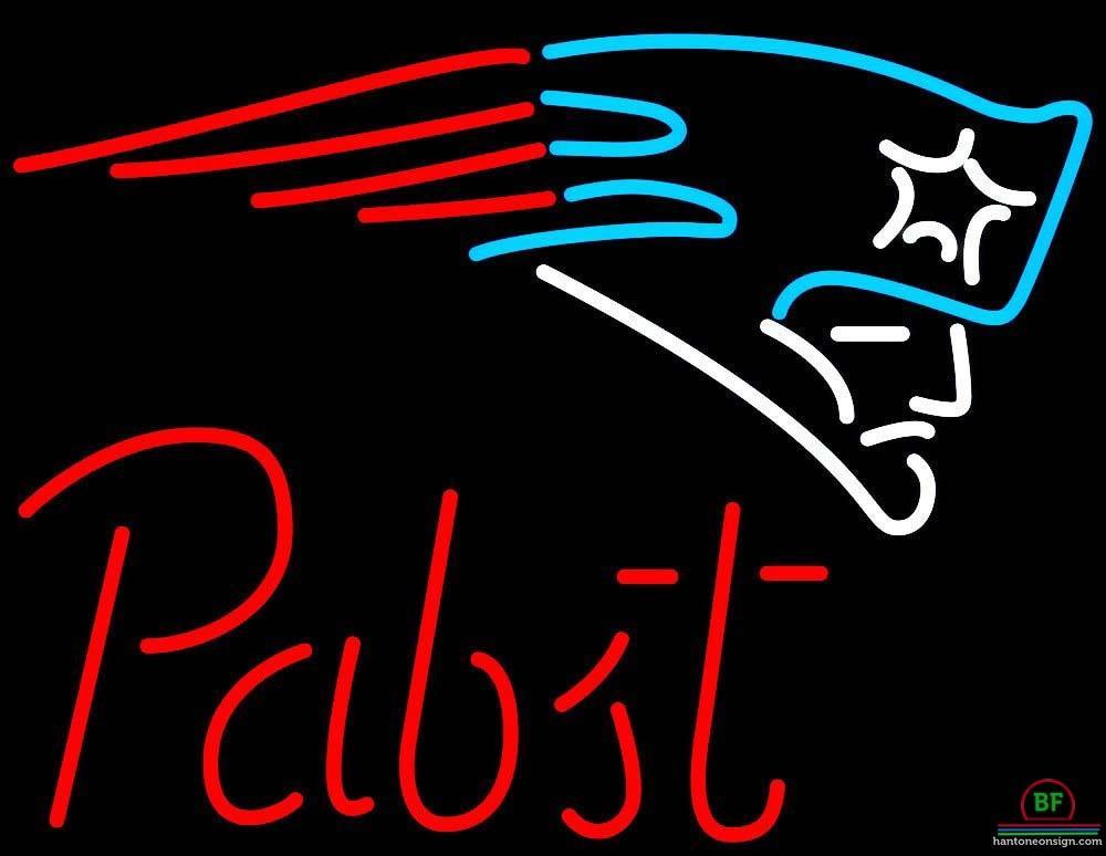 Pabst Blue Ribbon New England Patriots Neon Sign Teams Neon Light