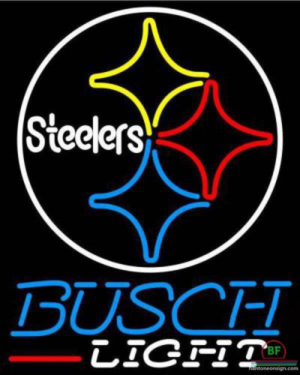 Busch Beer Pittsburgh Steelers Neon Sign Teams Neon Light