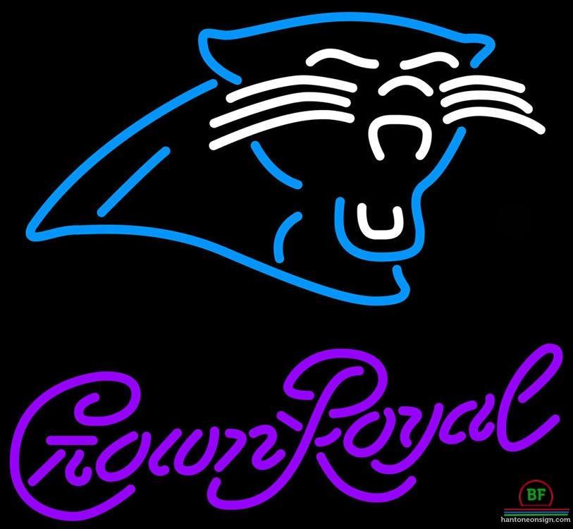 Crown Royal Carolina Panthers Neon Sign Teams Neon Light