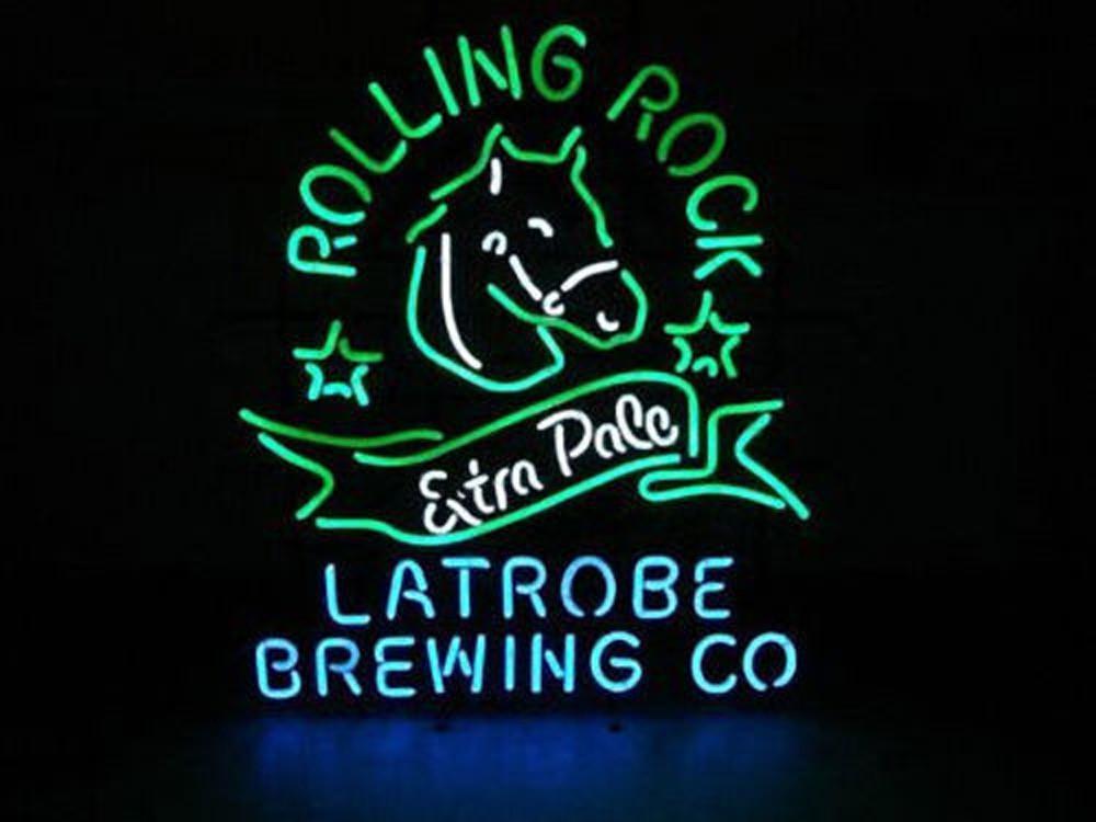 Rolling Rock Beer Neon Sign