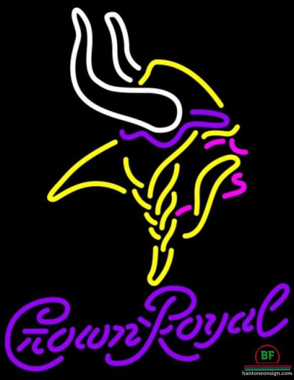 Crown Royal Minnesota Vikings Neon Sign Teams Neon Light