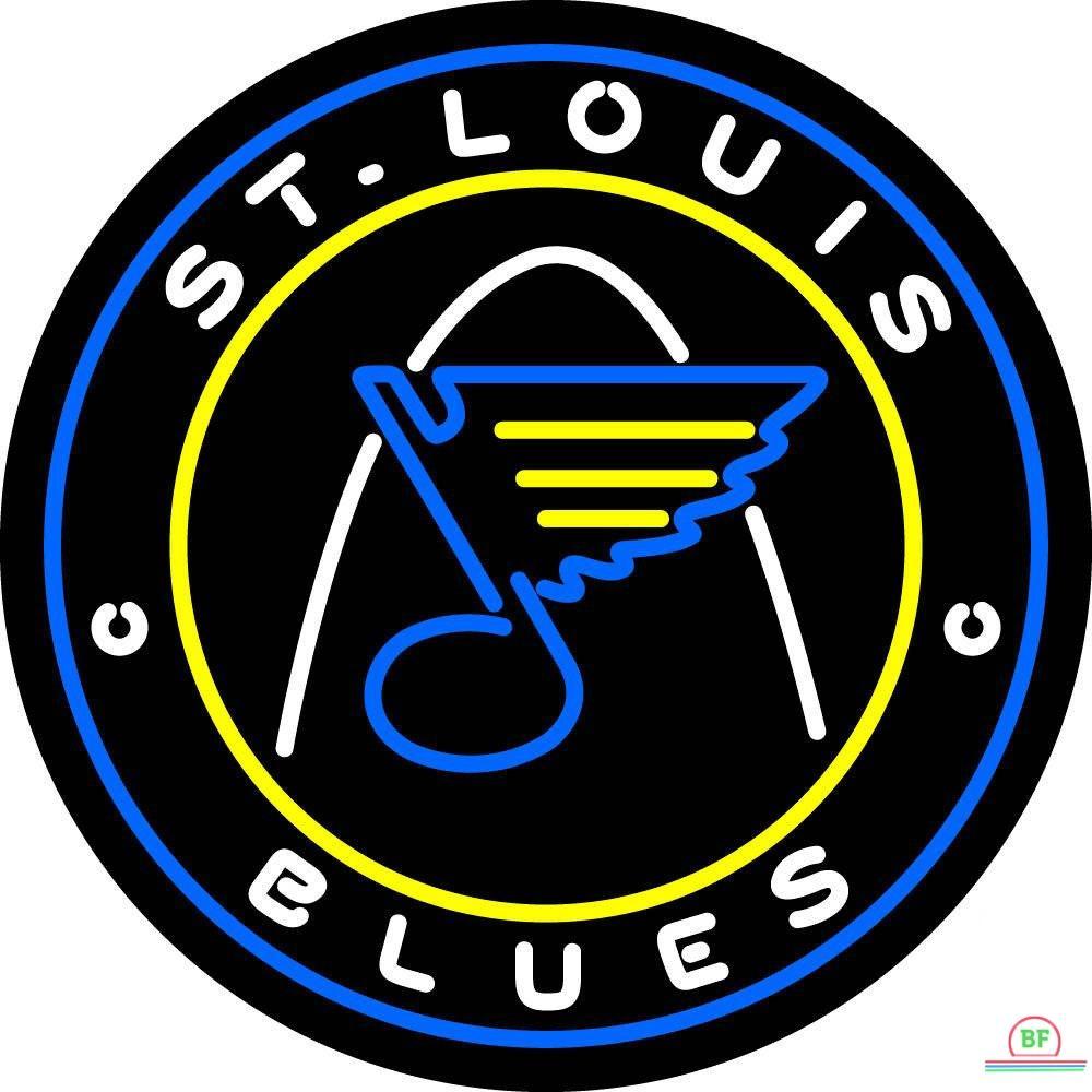 St Louis Blues Ice Hockey Neon-Like LED Sign