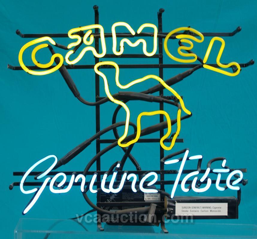 Camel Genuine Taste Cigarette Neon Sign