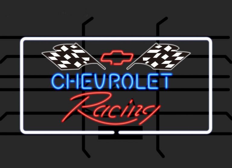 Chevrolet Racing Neon Sign DIY Neon Signs Custom Neon Signs