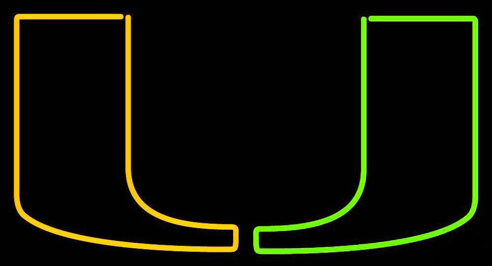 Miami Hurricanes Neon Sign NCAA Teams Neon Light