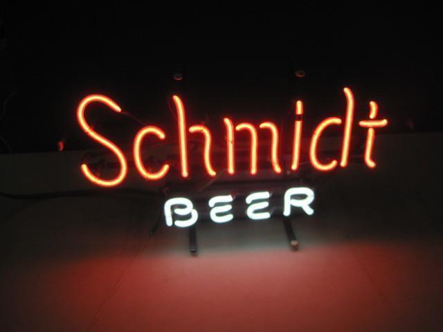 Schmidt Beer Neon Sign