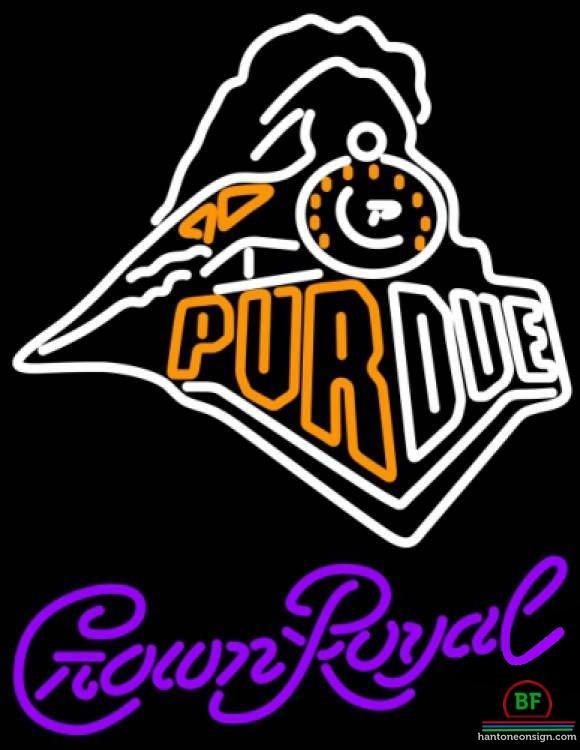 Crown Royal Purdue University Neon Sign NCAA Teams Neon Light