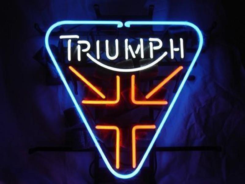 Triumph British Automobile Pub Car Auto Bar Sign Neon Sign