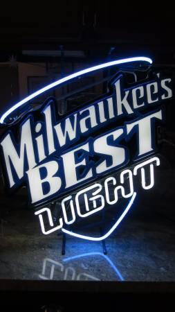 Milwaukees Best Light Neon Sign Bar Sign Neon Light