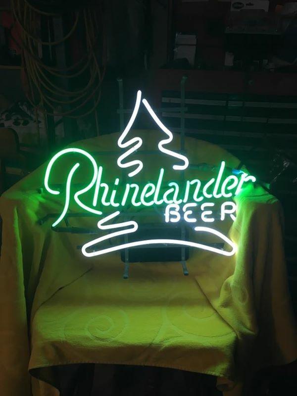 Rhinelander Beer Neon Sign Bar Sign Neon Light