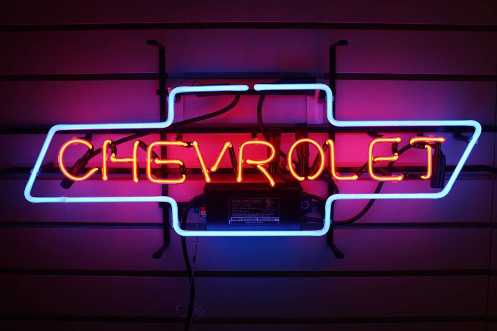 Chevrolet Logo Neon Sign Neon Light