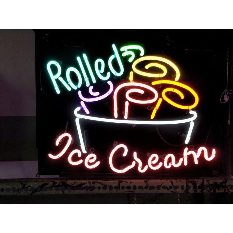 Rolled Ice Cream Neon Sign Neon Light
