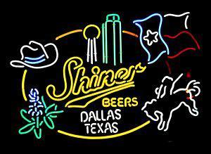 Shiner Beer Dallas Texa Neon Sign Neon Light