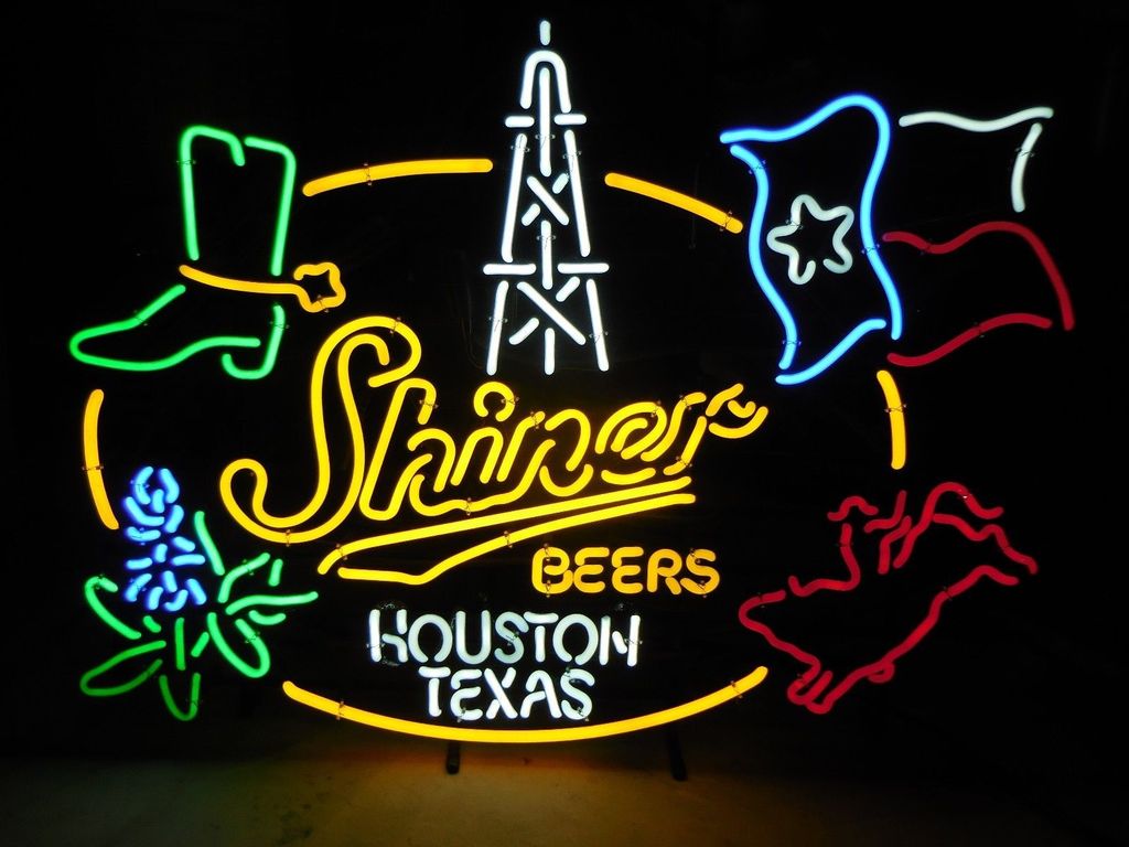 Shiner Beer Houston Texa Neon Sign Neon Light