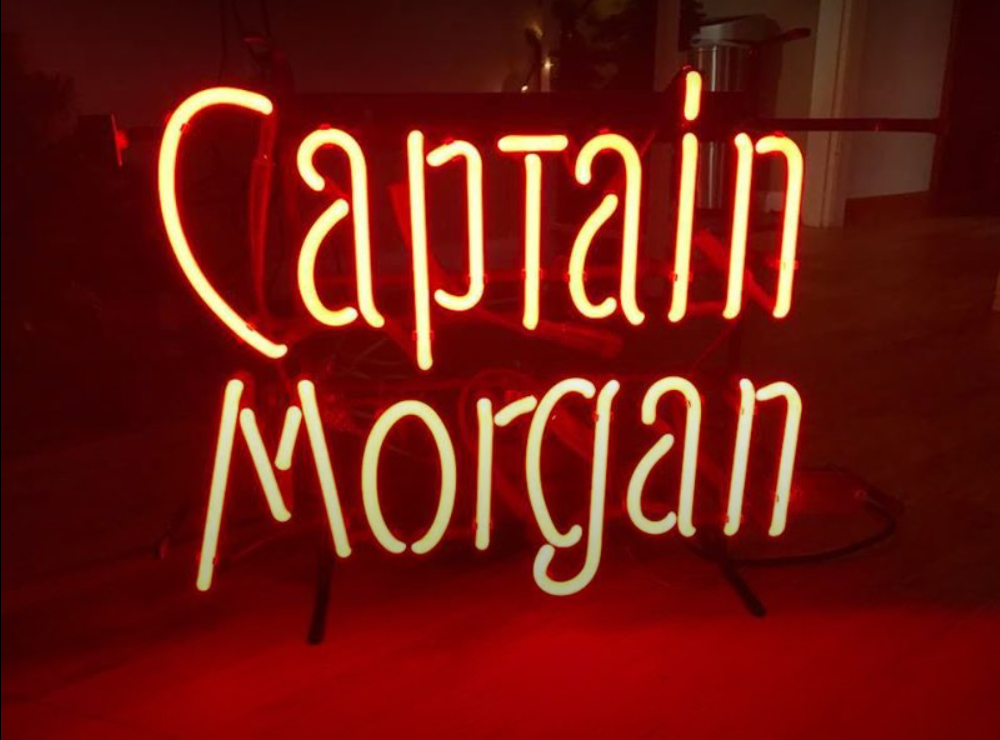 Captain Morgan Neon Sign Neon Light