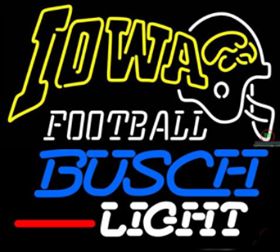 Busch Light Iowa Football Sports Neon Sign Neon Light