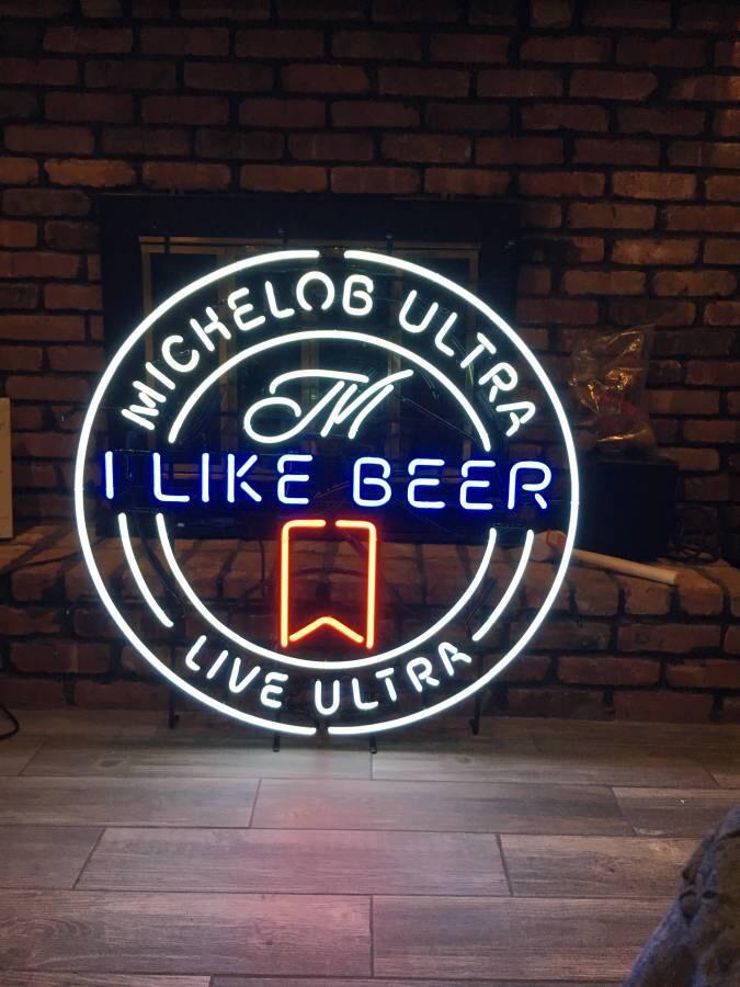 New Michelob Ultra Beer Bar Neon Light Sign 17"x14" Fast Ship 