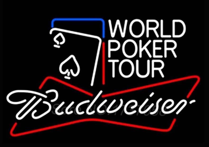 Budweiser World Poker Tour Neon Sign Neon Light