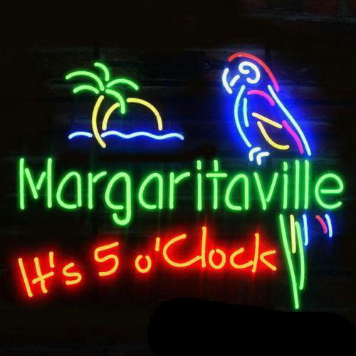 it's 5 o' clock margaritaville Neon Sign Neon Light