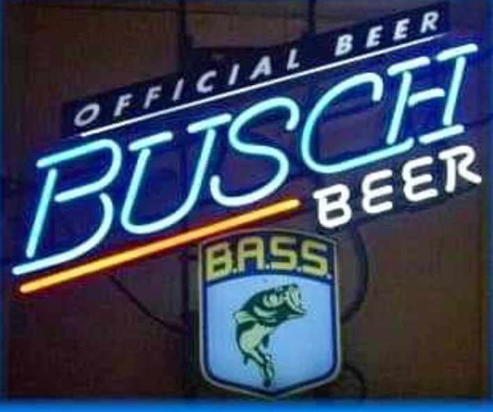 Busch Official Beer Bass Neon Sign Neon Light
