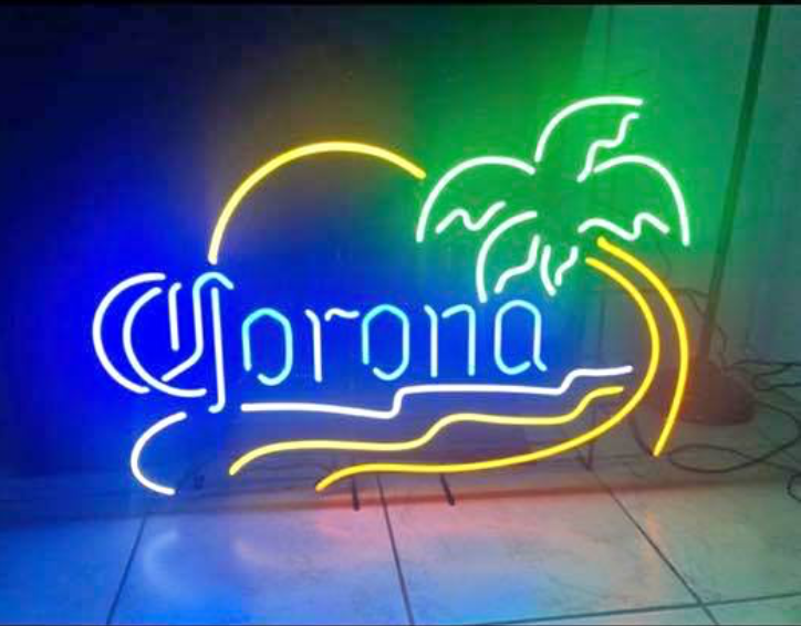 Corona Palm Tree Neon Sign Neon Light
