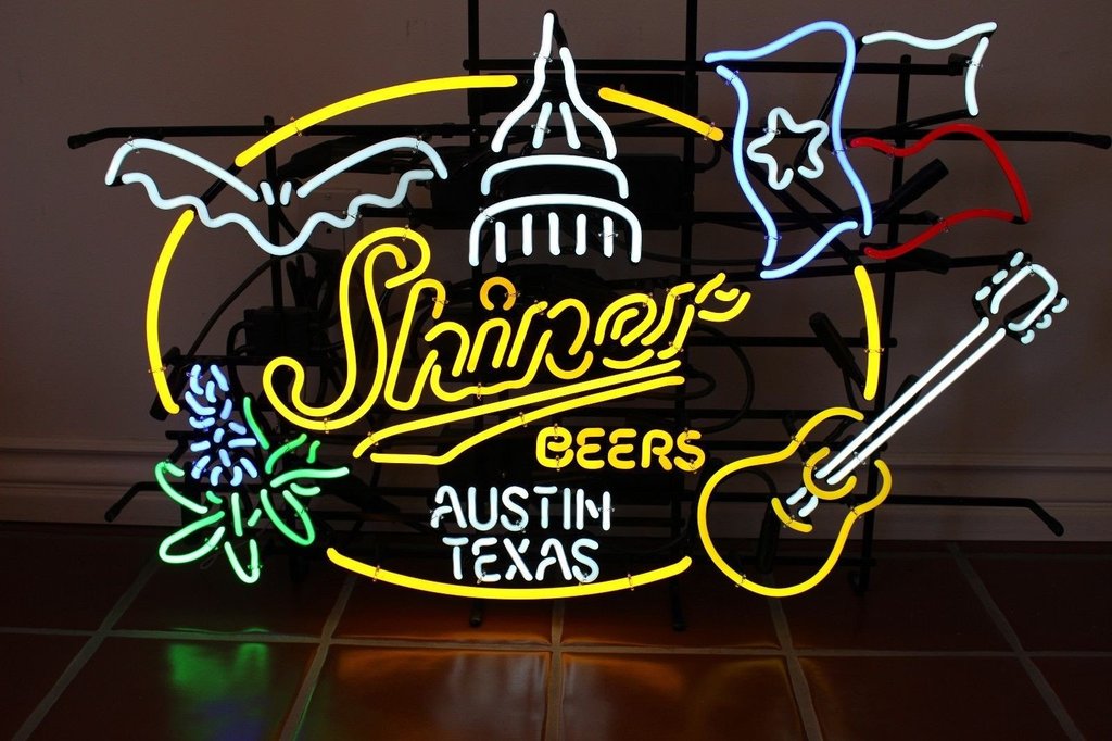 Shiner Beers Austin Texas Neon Sign Bar Sign Neon Light