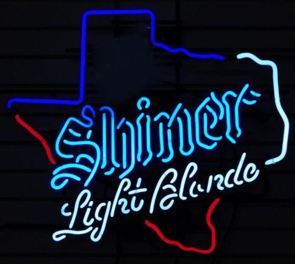 Shiner Light Blonde Neon Sign Bar Sign Neon Light