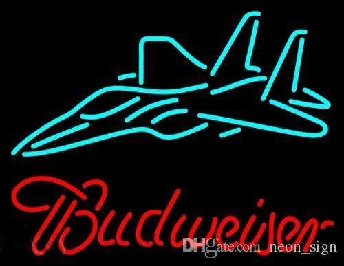Budweiser F16 Fighter Jet Neon Sign Neon Light