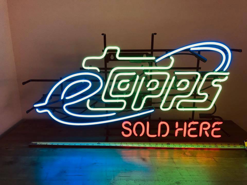 eTopps Sold Here Neon Sign Neon Light