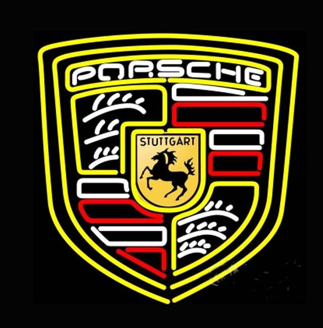 Porsche Stuttgart Auto Neon Sign