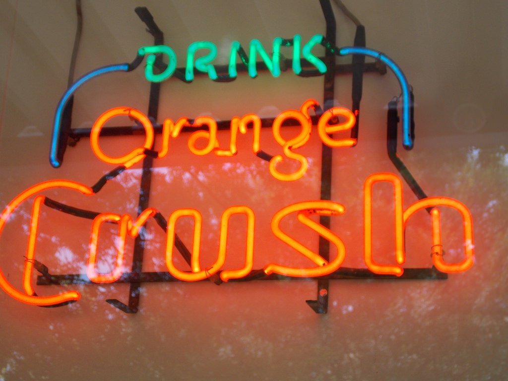 Drink Ornage Crush Neon Sign Neon Light