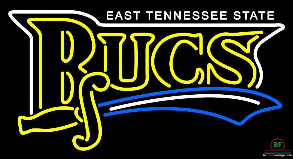 East Tennessee State Buccaneers Neon Sign NCAA Teams Neon Light